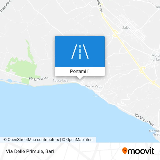 Mappa Via Delle Primule