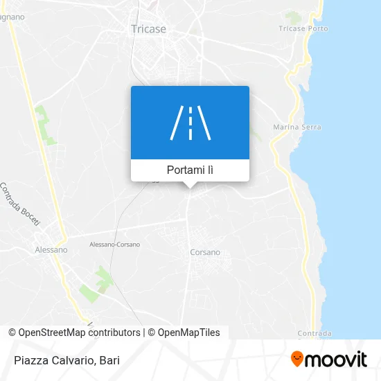 Mappa Piazza Calvario