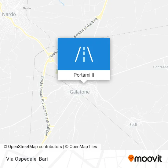 Mappa Via Ospedale