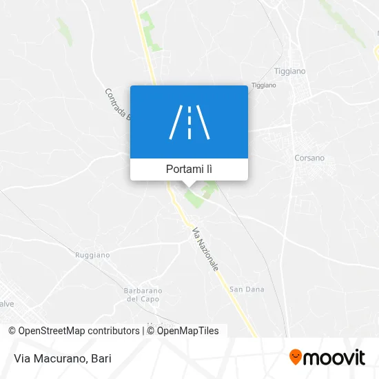 Mappa Via Macurano