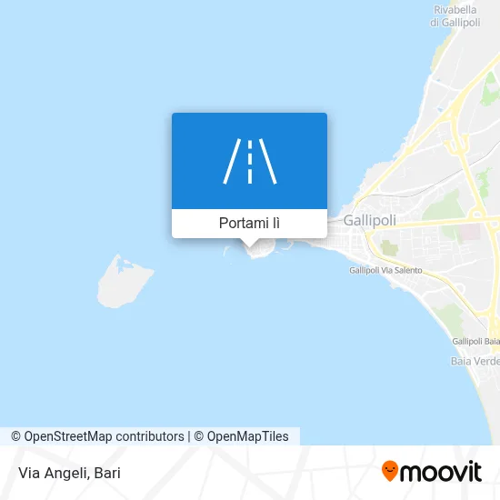 Mappa Via Angeli