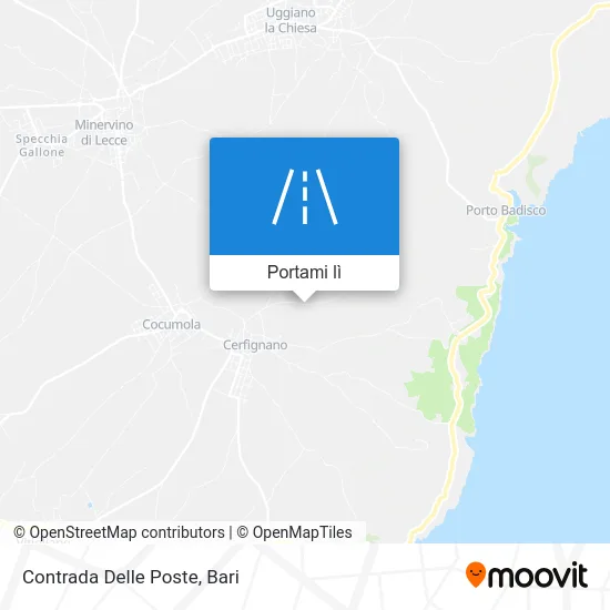 Mappa Contrada Delle Poste