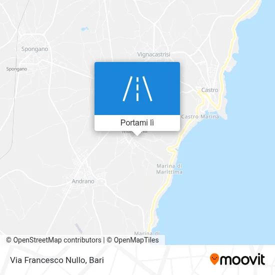 Mappa Via Francesco Nullo