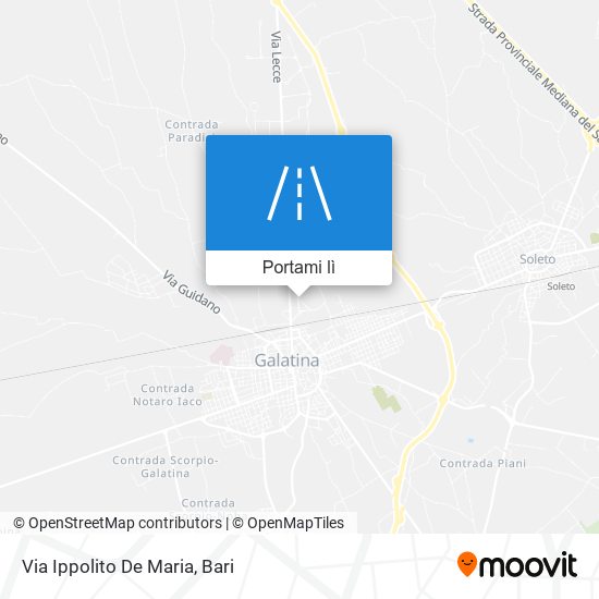 Mappa Via Ippolito De Maria