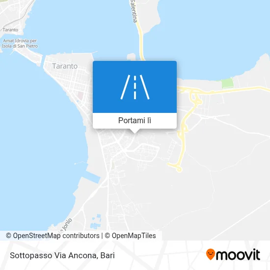 Mappa Sottopasso Via Ancona