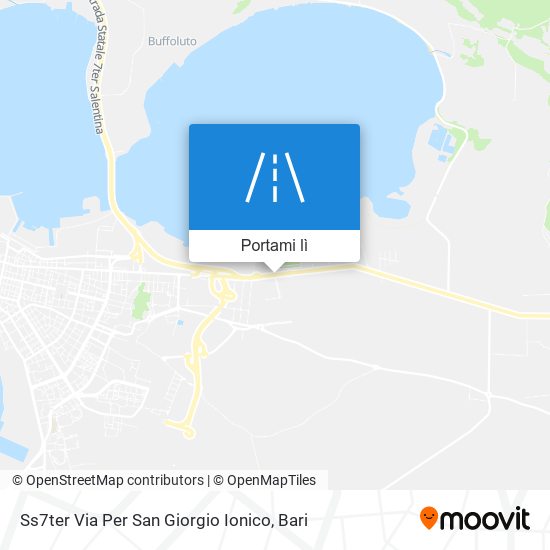 Mappa Ss7ter Via Per San Giorgio Ionico