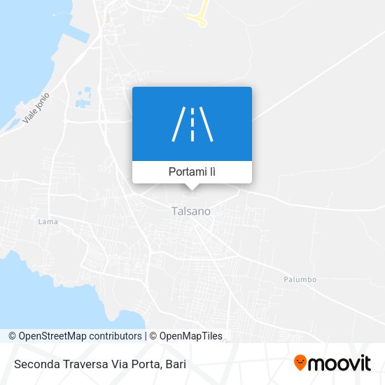Mappa Seconda Traversa Via Porta