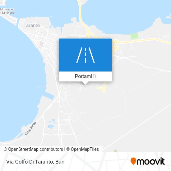 Mappa Via Golfo Di Taranto