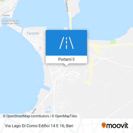 Mappa Via Lago Di Como Edifici 14 E 16