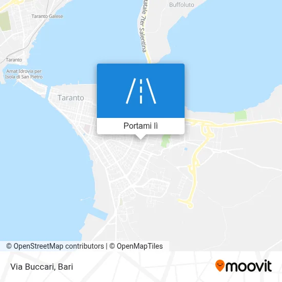 Mappa Via Buccari