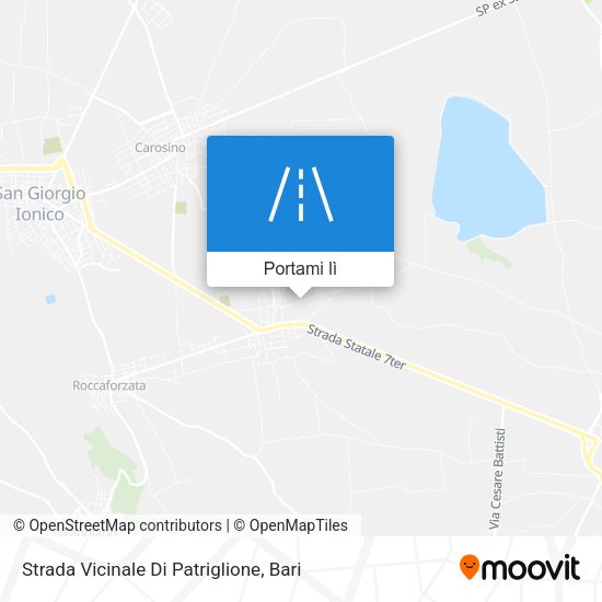 Mappa Strada Vicinale Di Patriglione