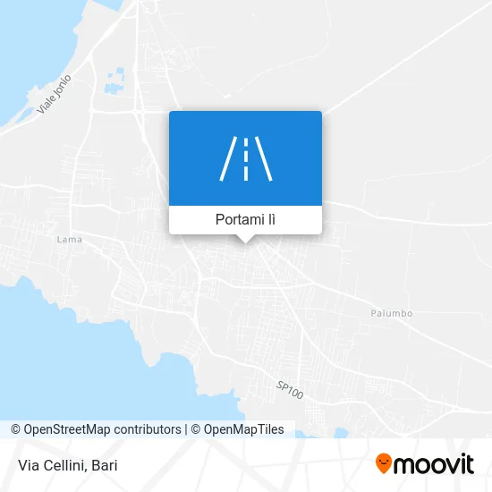Mappa Via Cellini
