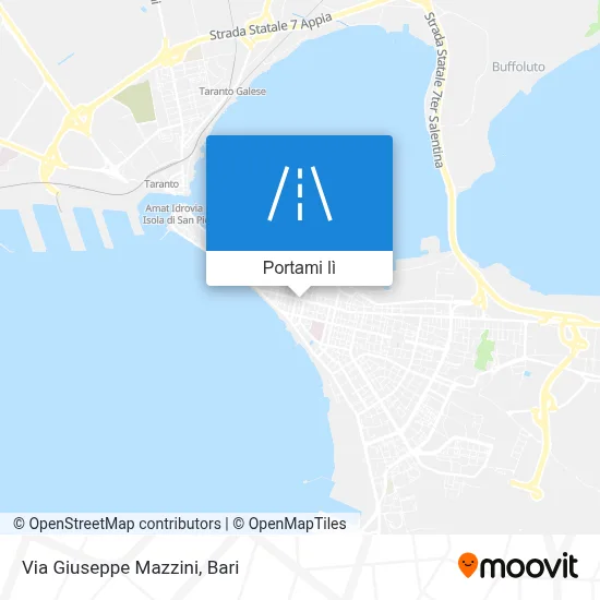 Mappa Via Giuseppe Mazzini