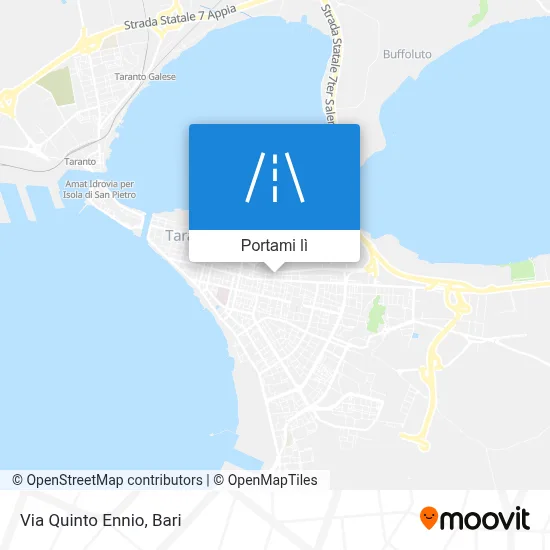 Mappa Via Quinto Ennio