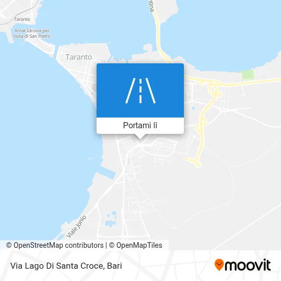 Mappa Via Lago Di Santa Croce