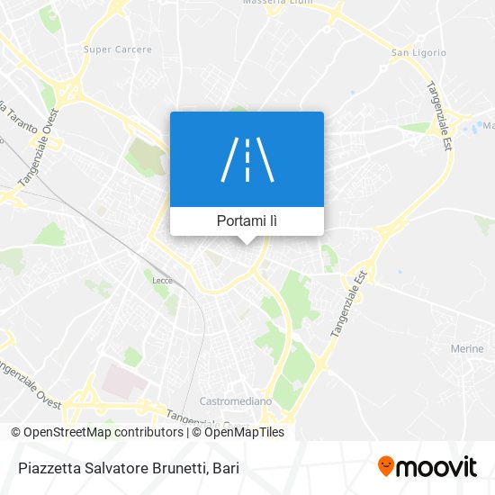 Mappa Piazzetta Salvatore Brunetti