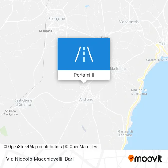 Mappa Via Niccolò Macchiavelli