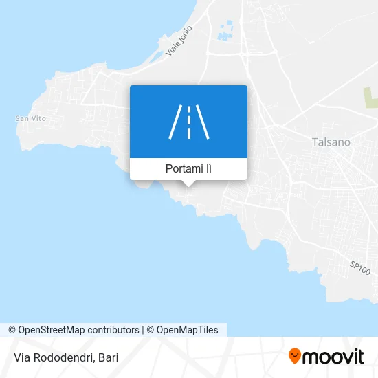 Mappa Via Rododendri