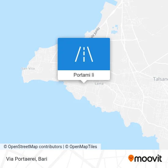 Mappa Via Portaerei