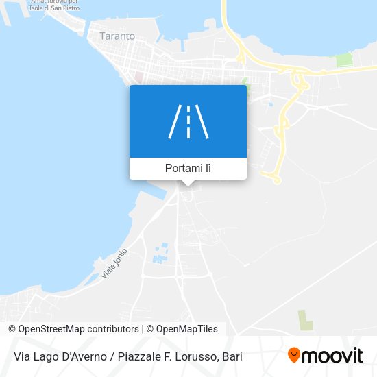 Mappa Via Lago D'Averno / Piazzale F. Lorusso