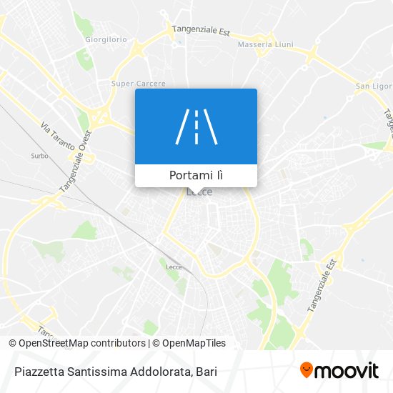 Mappa Piazzetta Santissima Addolorata