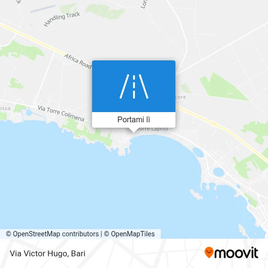 Mappa Via Victor Hugo