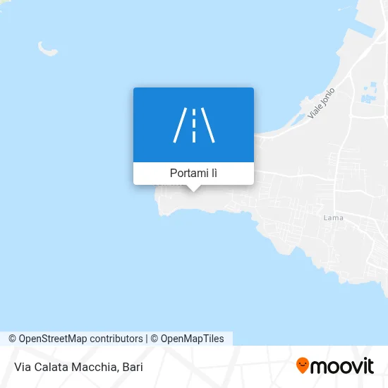 Mappa Via Calata Macchia