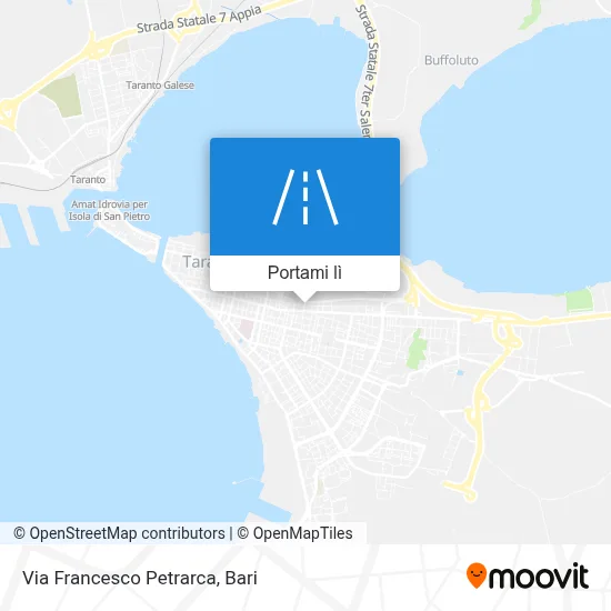 Mappa Via Francesco Petrarca