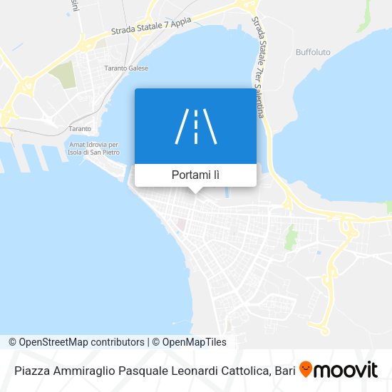 Mappa Piazza Ammiraglio Pasquale Leonardi Cattolica