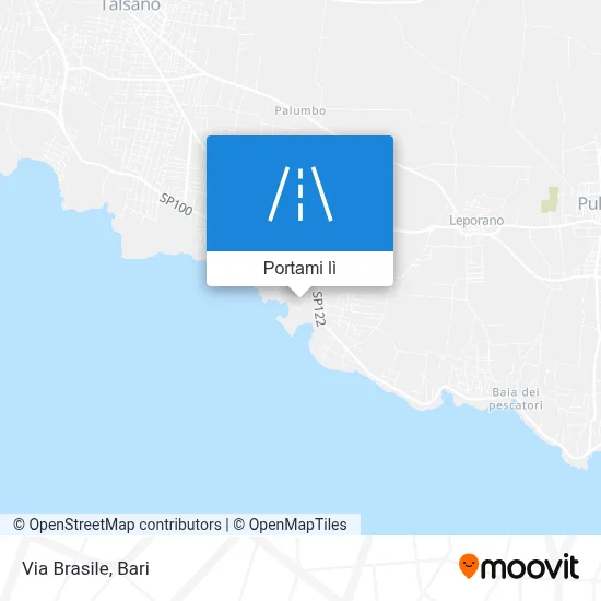 Mappa Via Brasile
