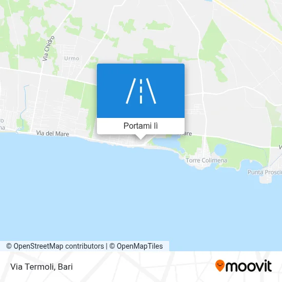 Mappa Via Termoli