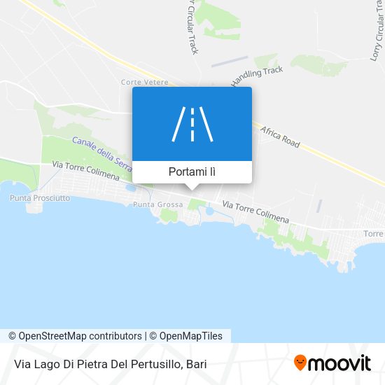 Mappa Via Lago Di Pietra Del Pertusillo