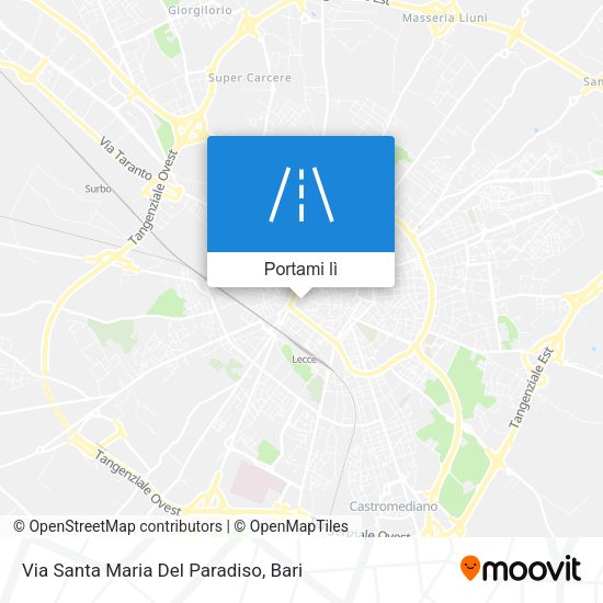 Mappa Via Santa Maria Del Paradiso