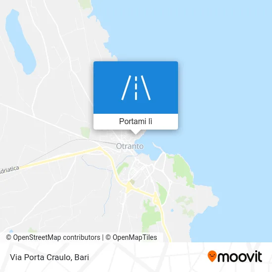 Mappa Via Porta Craulo