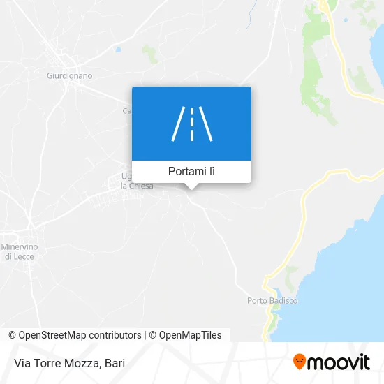 Mappa Via Torre Mozza