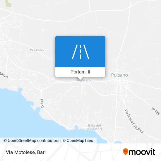 Mappa Via Motolese