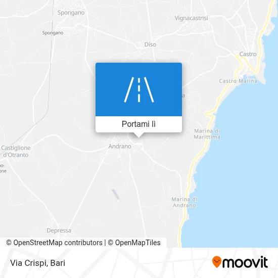 Mappa Via Crispi