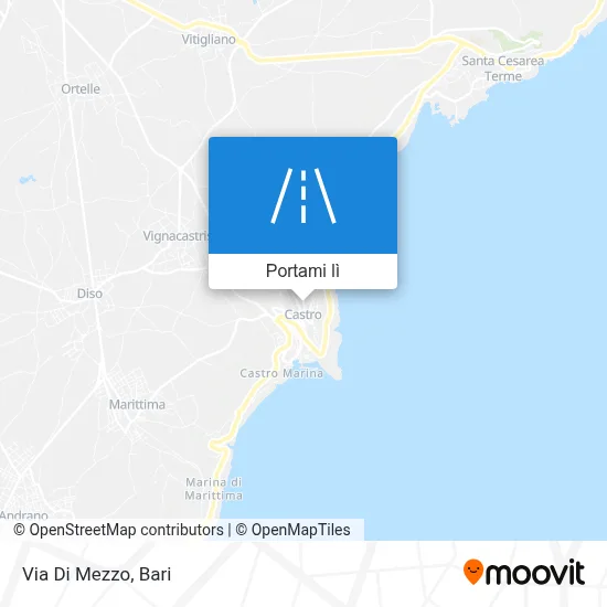 Mappa Via Di Mezzo