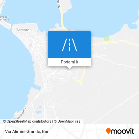 Mappa Via Alimini Grande