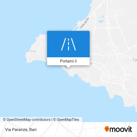 Mappa Via Paranze