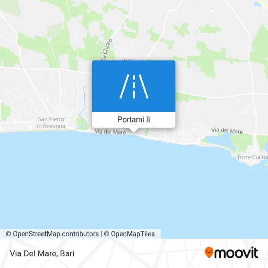 Mappa Via Del Mare
