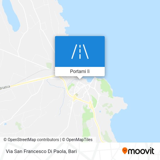 Mappa Via San Francesco Di Paola