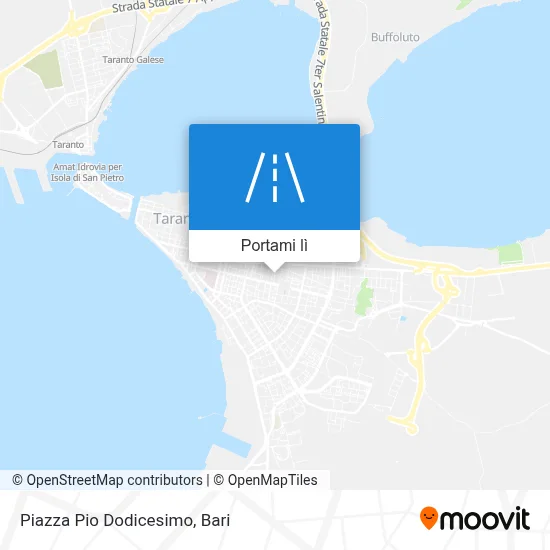 Mappa Piazza Pio Dodicesimo