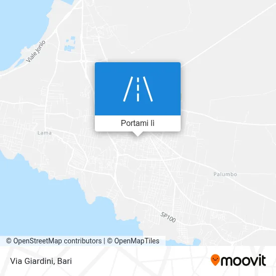 Mappa Via Giardini