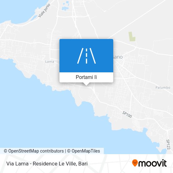 Mappa Via Lama - Residence Le Ville