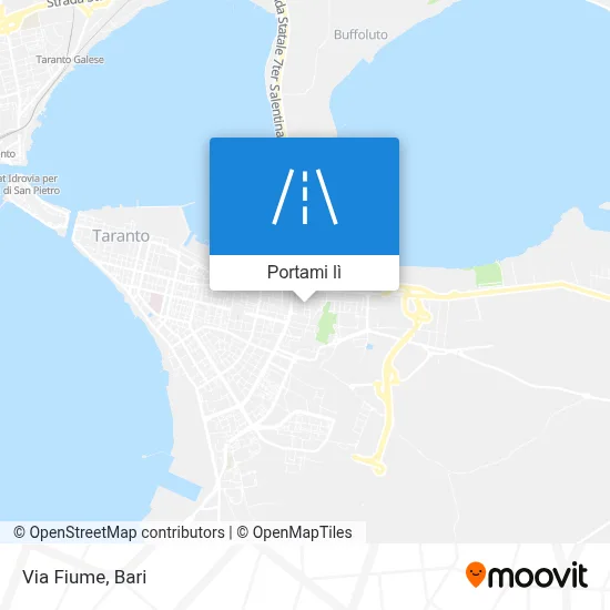 Mappa Via Fiume