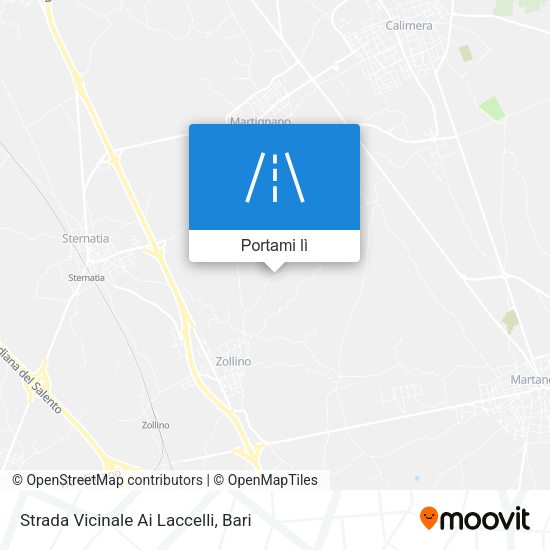 Mappa Strada Vicinale Ai Laccelli