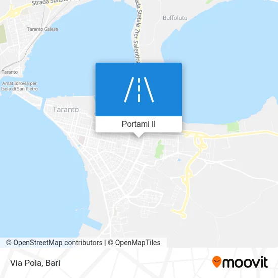 Mappa Via Pola