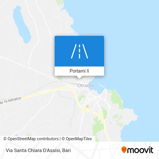 Mappa Via Santa Chiara D'Assisi