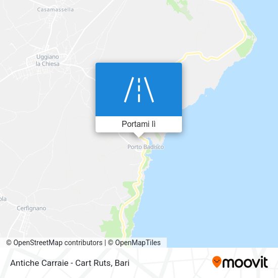 Mappa Antiche Carraie - Cart Ruts